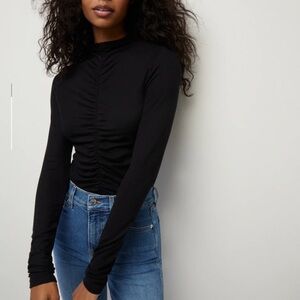 Veronica Beard Theresa Turtleneck Black Long Sleeve